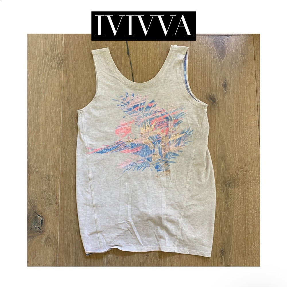 Ivivva Tank Top, Size 10, light gray